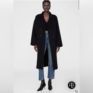 Anine Bing Dylan cashmere blend coat size XL